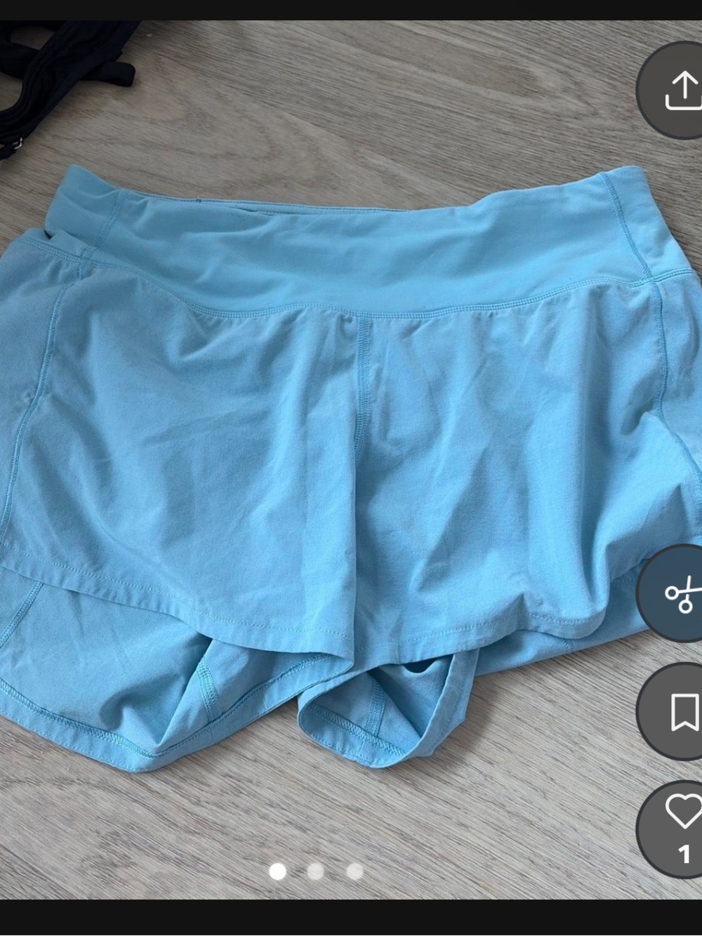 lululemon athletica Light Blue Athletic Skort